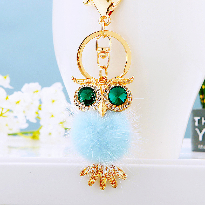 Cute Color Block Alloy Women's Keychain display picture 7