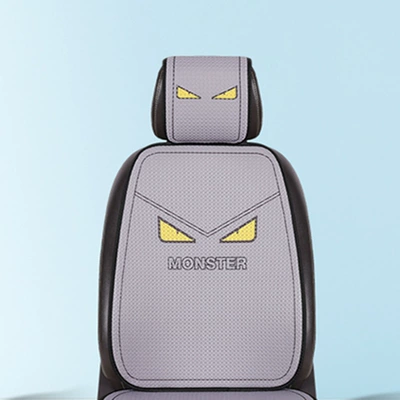 Cartoon Car Seat Cushion, Summer Seat cushion, seat cover - single-back-pad-honeycomb-note-pattern