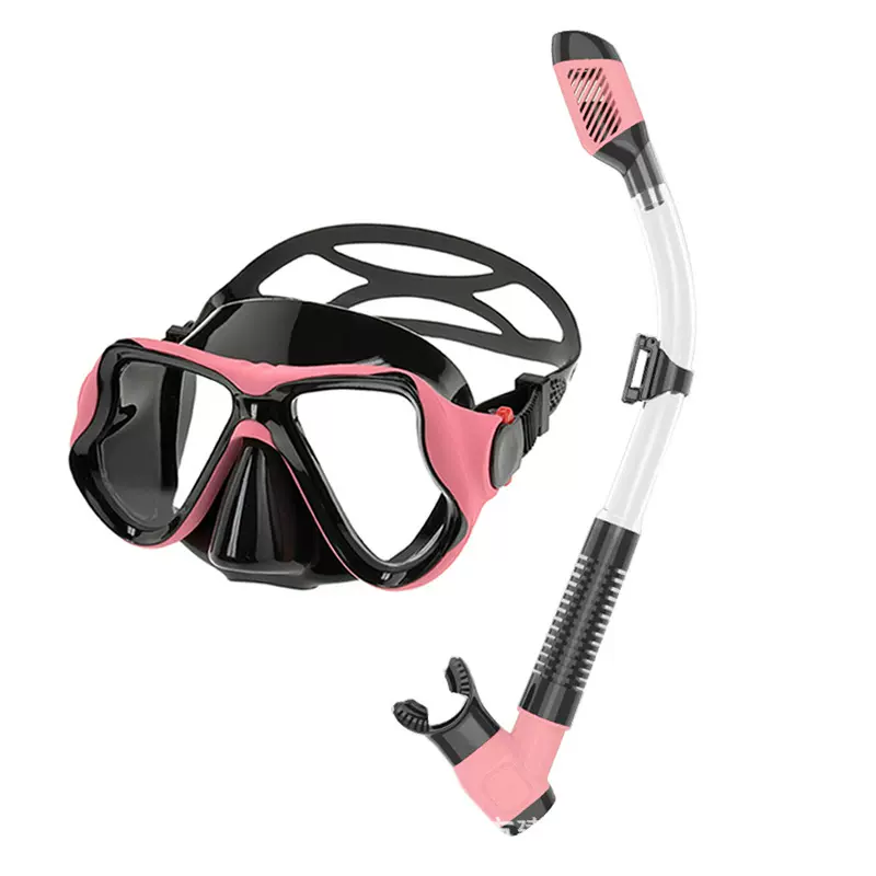 潜水面镜呼吸管套装颜色多样化 男女同款 可做近视款联系客服即可