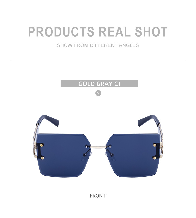 Classic Oversized Sunglasses With Large Frame For Men And Women_voghion.com