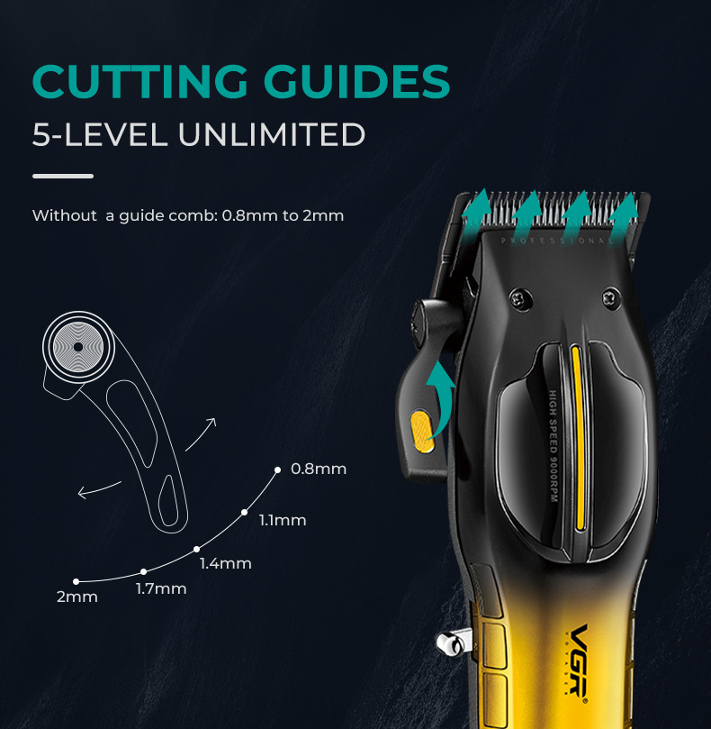 Electric Hair Clipper For Men Professional Digital Hair Trimmer_voghion.com
