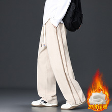 冬季灯芯绒直筒休闲裤男潮牌日系复古痞帅潮流美式高街青少年裤子