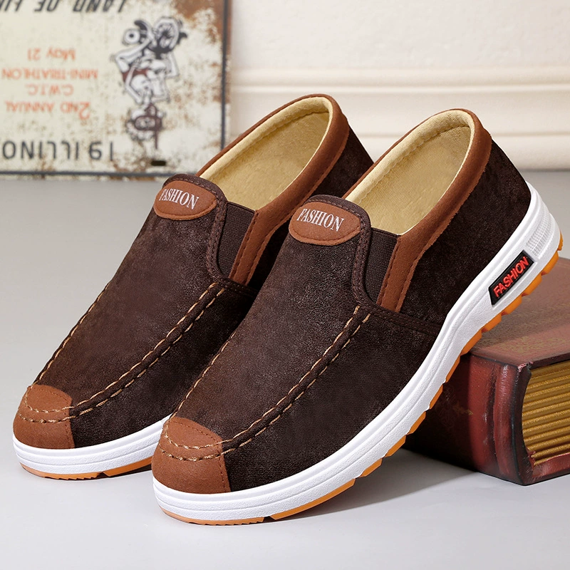 Daifa осенне-зимняя новая Old Beijing Тканевая обувь папа повседневная обувь для ходьбы педаль обувь среднего возраста производители оптом