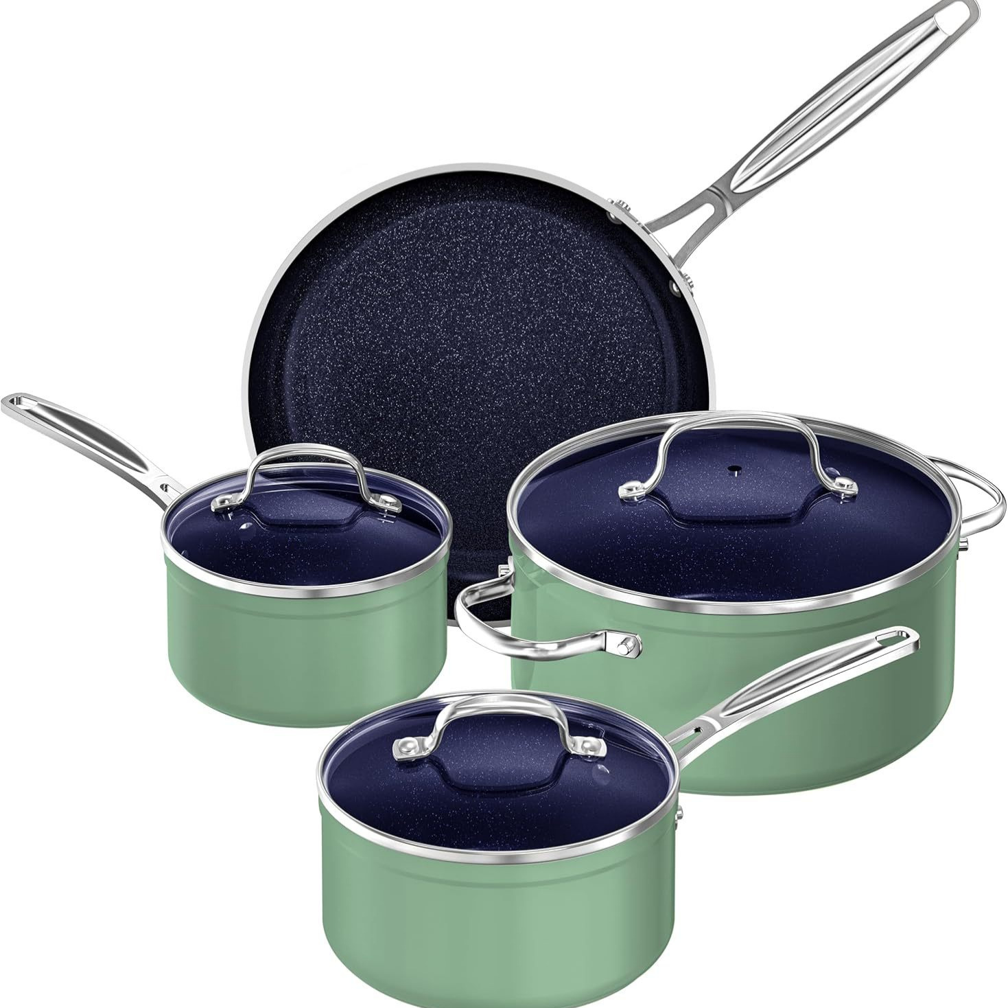 Venta directa de fábrica, comercio exterior, hogar, olla antiadherente, olla de cocina sin humo aceitoso, olla de leche, sartén, olla de sopa, estufa universal