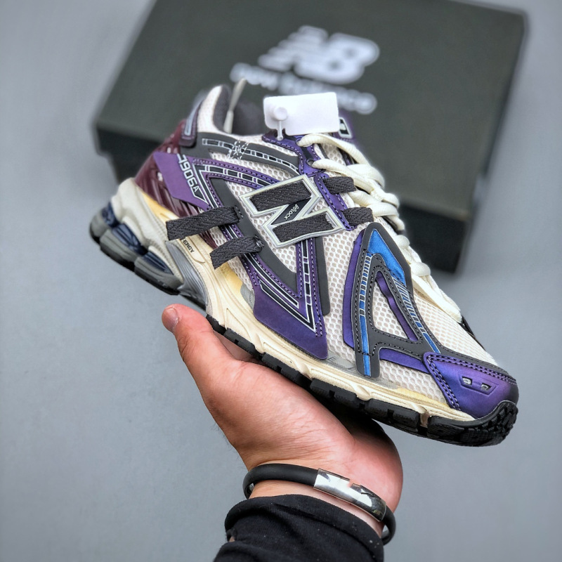 純粋なオリジナル NB1906A 古い分解リボンレトロお父さん靴カップルクッション性通気性カジュアルスポーツジョギングシューズ|undefined