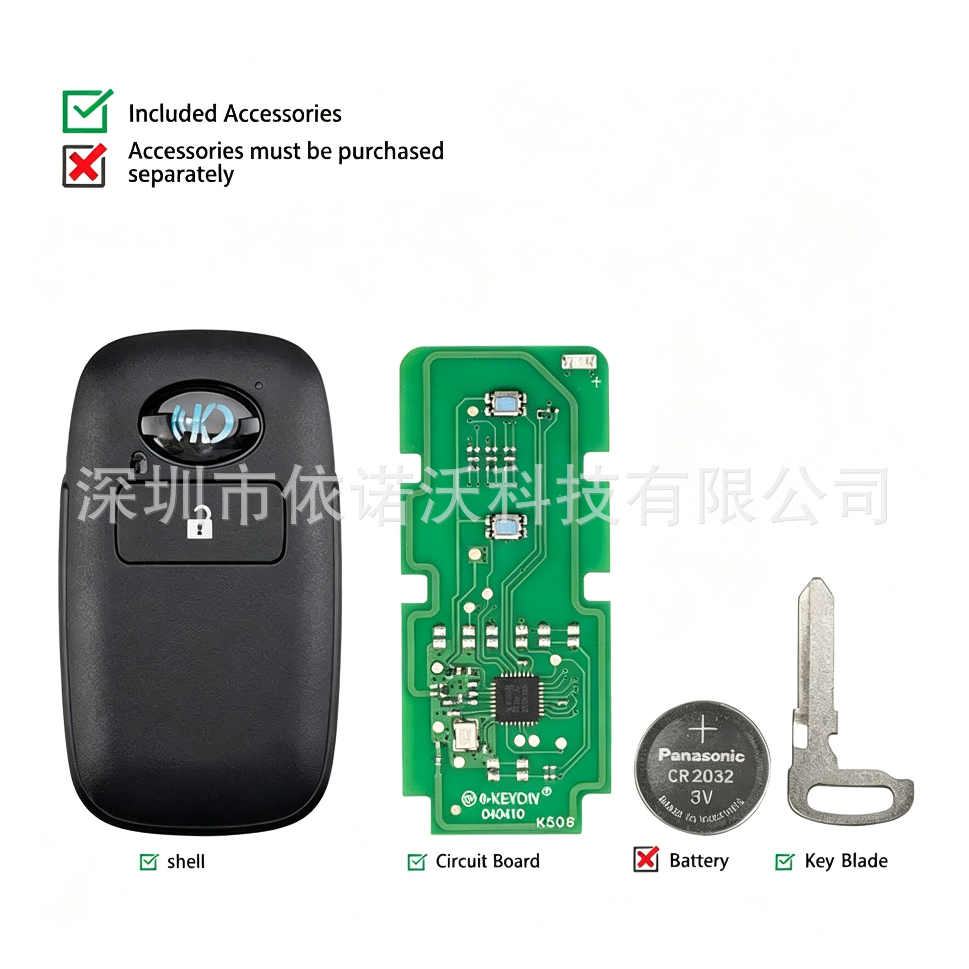 KEYDIY KD smart key ZB series ZB63-2 ZB63-3 Toyota remote control sub-unit, international version