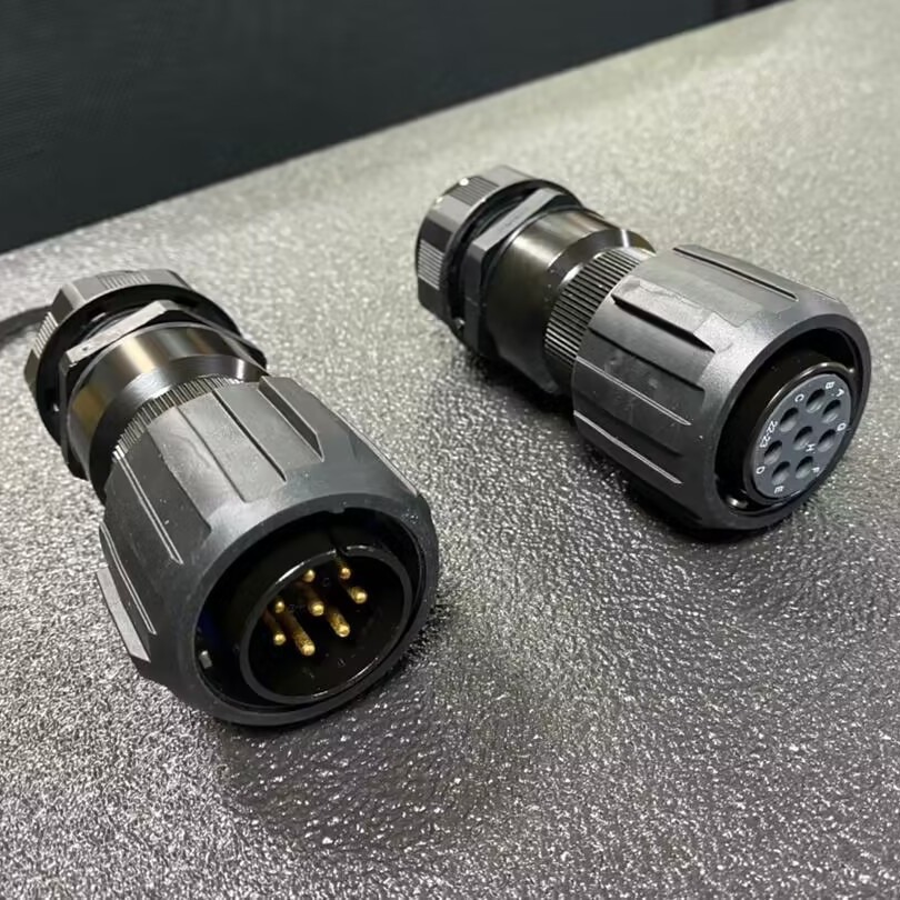 8 núcleos altavoz macho y hembra plug