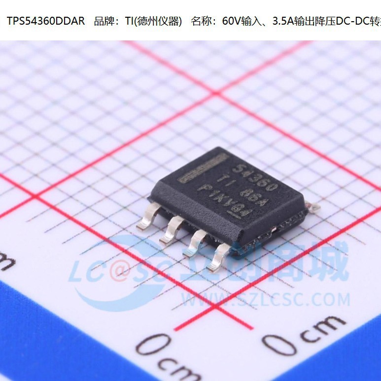 Original Genuine Patch Tps54360Ddar Soic-8 60V Input 3A Step-Down Converter