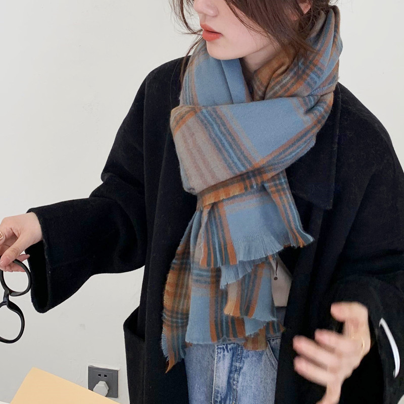 2025 nuevo bufandas de lana de Meirad mujeres otoño invierno estilo coreano de malla universal chaleco pareja buñuelo hombre caliente