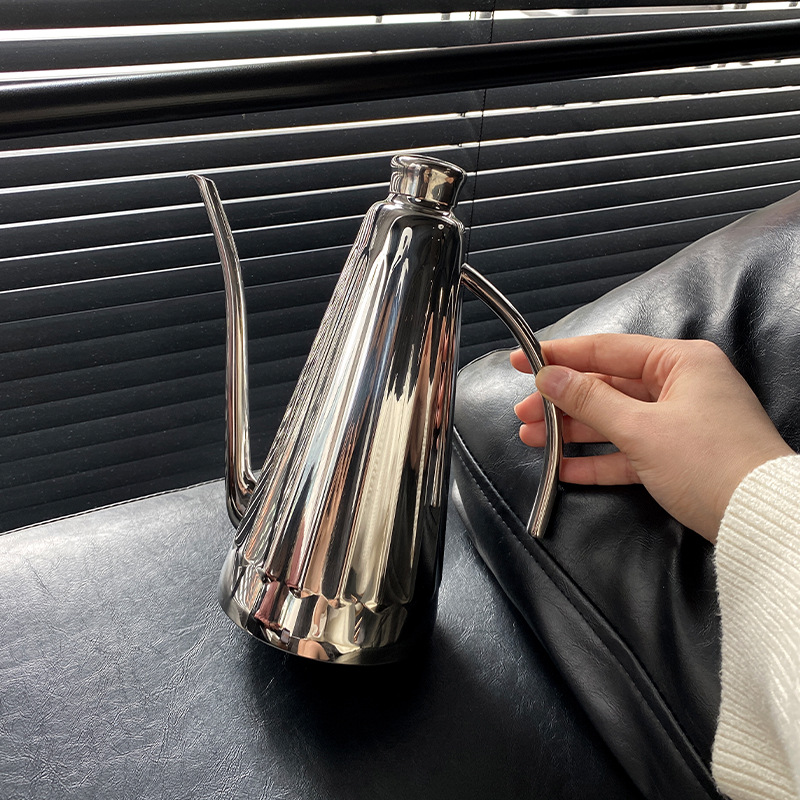 18 / 10 cafetera de acero inoxidable hervidor de café hervidor de té hervidor de aceite hervidor de leche hervidor de agua de lavado con espejo de viento nórdico