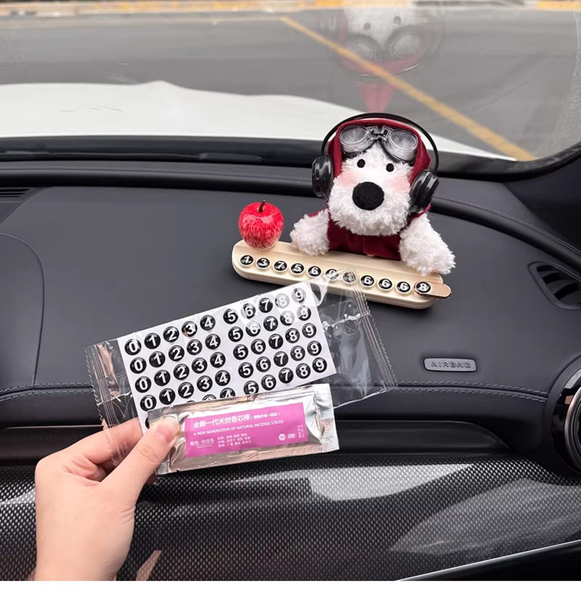 2025 New Model Temporary Parking Number Plate for Car, Mobile Phone Number Display, Digital Car Phone Number Plate, Can Hide Female Phone Number