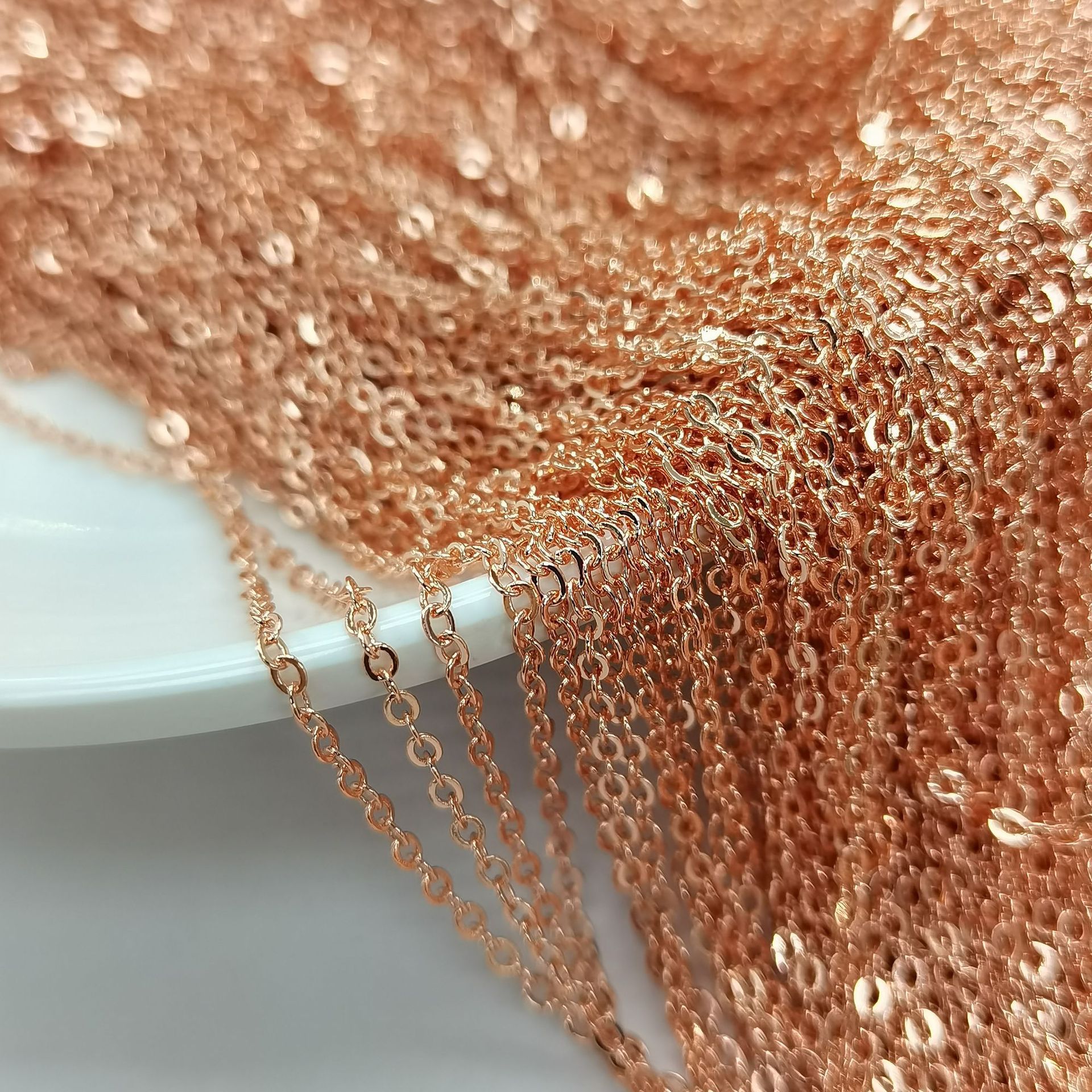 Retención de color oro rosa