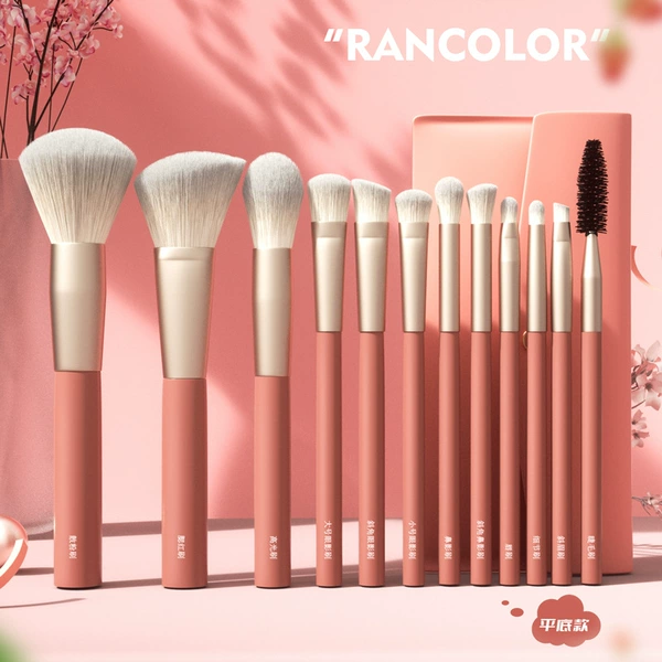 "Upgrade Bionic Mao" 12 Bara fruit makeup brush+brush bag (gift)