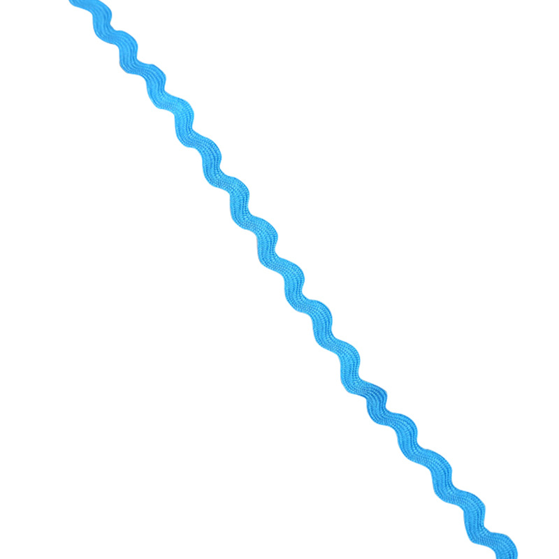 En stock suministro 5mm polipropileno marinero cinturón hecho a mano encaje accesorios onda encaje cinturón montaña carretera cinturón 0. 5cms con seda