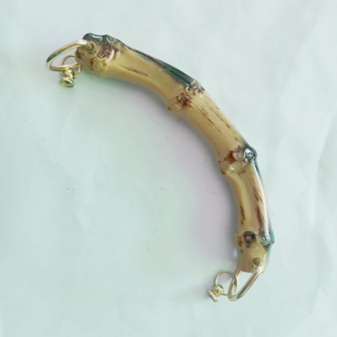 Self-produced and Sold Imitation Bamboo Hand-held Bag Hand-held Handle Luggage Accessories