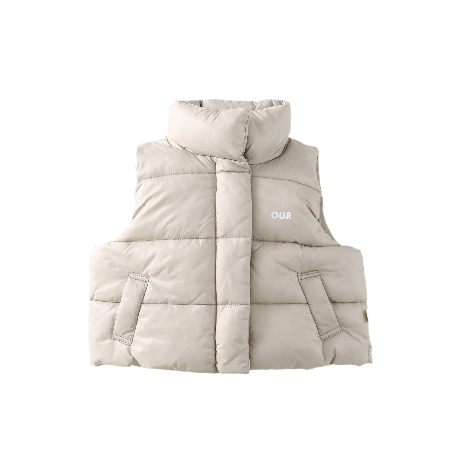 Invierno de invierno de niños, niños y niñas, bebés de algodón, abrazadera de caballo, ropa infantil coreana, chaleco cálido para bebés