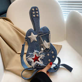 个性异形吉他包包女包独特小众设计造型高级感guitar bag明星同款
