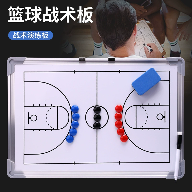 Баскетбольный футбол алюминиевый каркас Тактическая доска с магнитным тренером Тактическая тренировка доска может повесить портативную тактическую доску