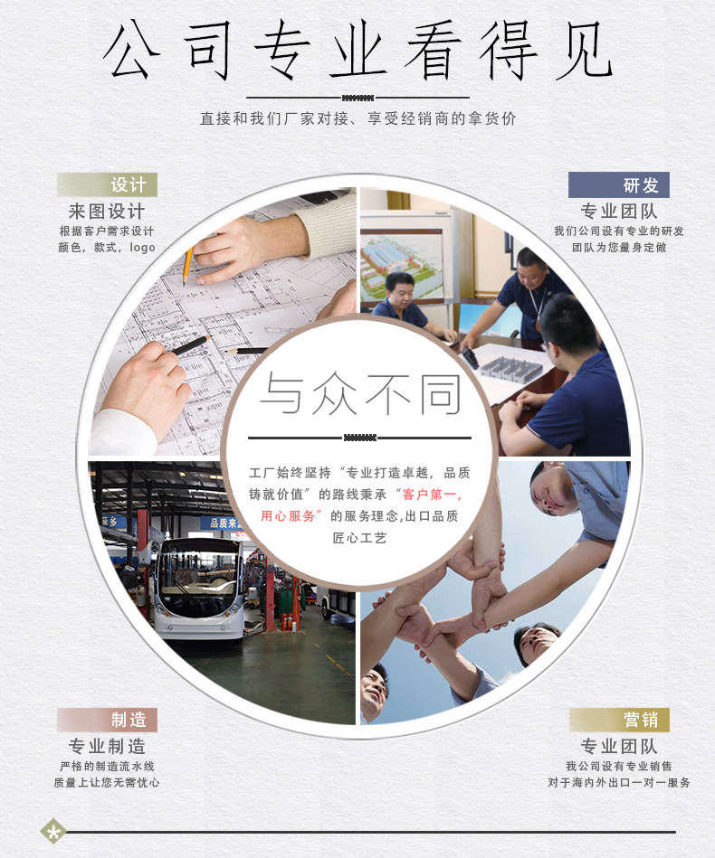 11-Seat Electric Sightseeing Vehicle, Four-Wheel Tourist Attraction Sightseeing Shuttle, Vacation Village B&B Hotel Reception Shuttle