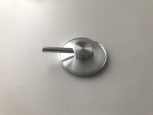 听诊器铝合金单头 单面听头 单面铝制听头 单用铝听头