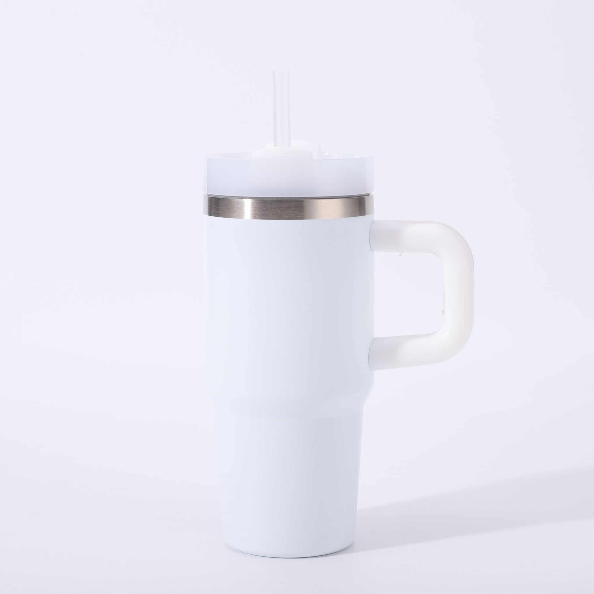 Stainless Steel Large Capacity Water Bottle With Straw For Ice_voghion.com
