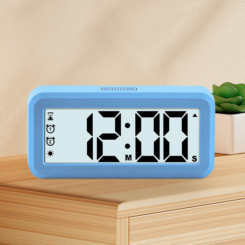 Double alarm clock is countdown timer LCD clock smart lamp alarm clock new double snooze LCD electronic clock