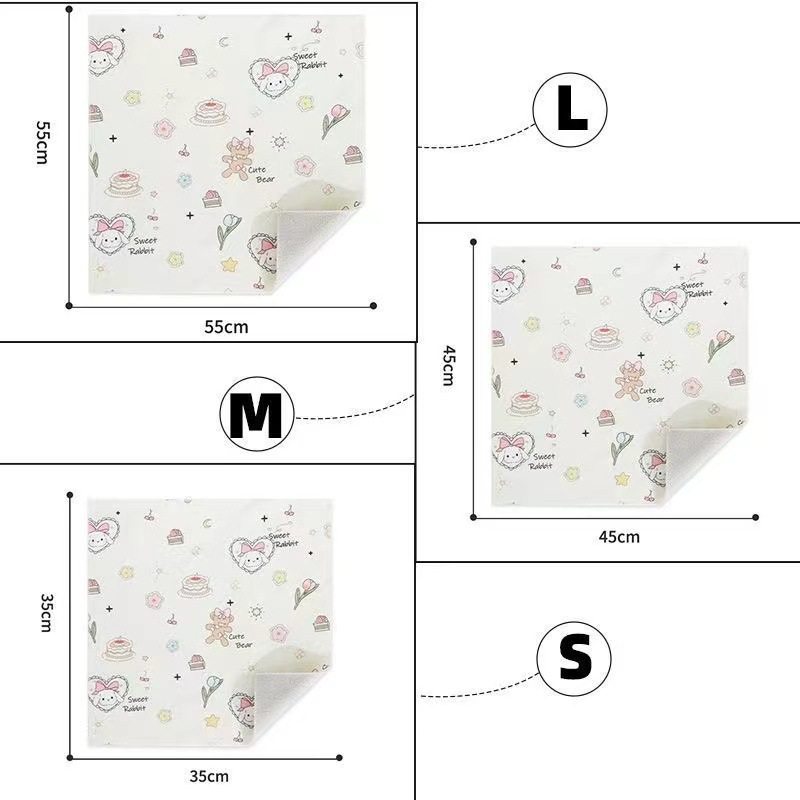 55*55cm [대형 귀여운 토끼 케이크]