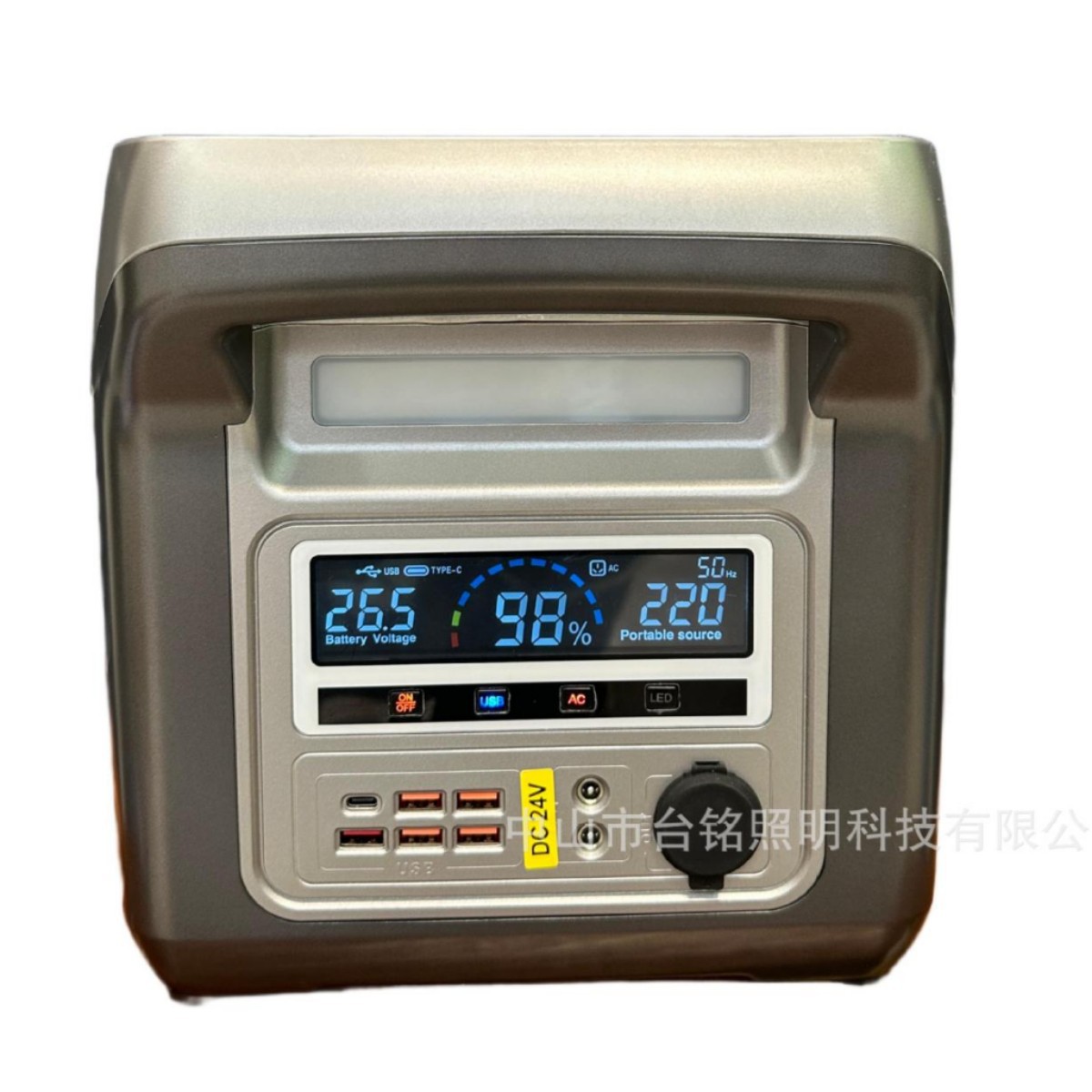 Estación de energía portátil para exteriores de 1500W/2000W para puestos de mercado nocturno, gran capacidad, sin necesidad de facturas de electricidad, puede usar energía solar.