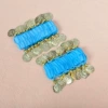 Lake blue [pair] two hands