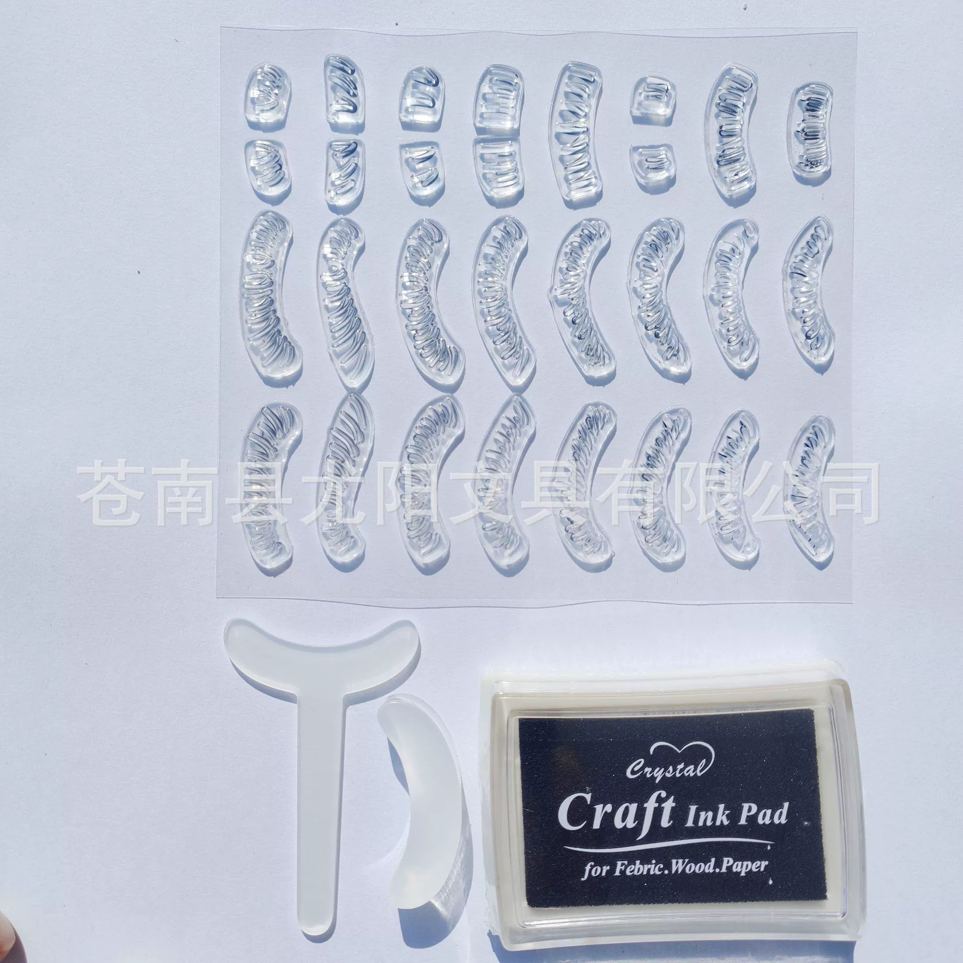 Transparent silicone seal handmade