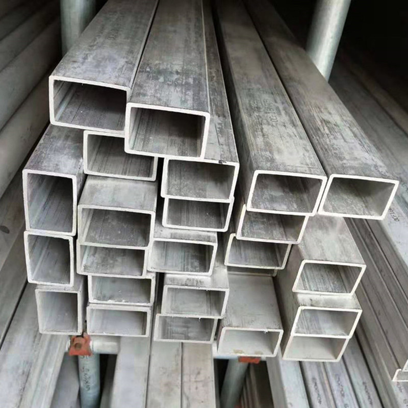 304 316L不锈钢矩形管生产厂家货架展架用不锈钢管拉丝装饰矩形管