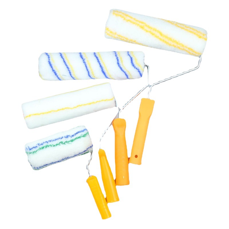 Rodillo de pintura de látex con cabezal de algodón, sin ángulo muerto, para pintar con el pulgar, venta al por mayor del fabricante