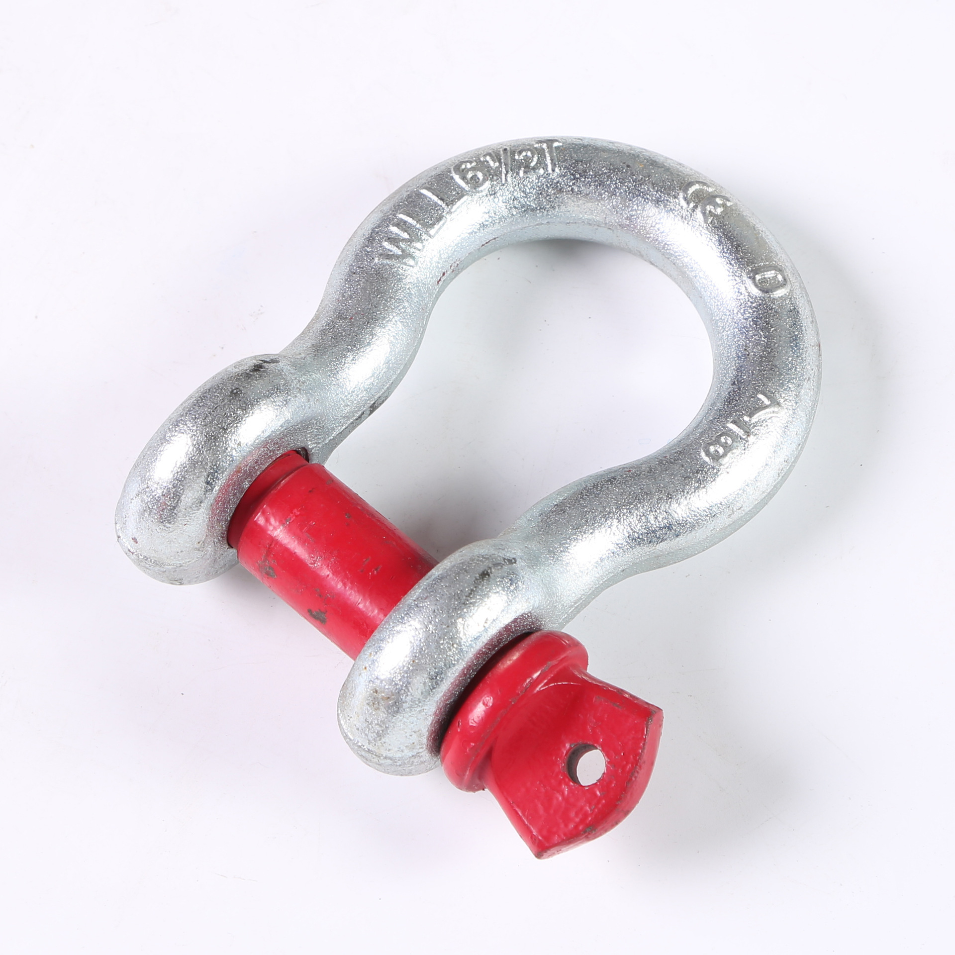 实心销轴2T-12T镀锌起重工具卸扣D型高强度起重吊装锁扣U型吊钩