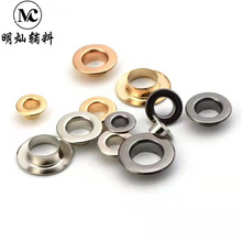 现货供应黄铜平面鸡眼吊牌金属气眼扣鞋眼扣箱包鞋帽配件扣批发