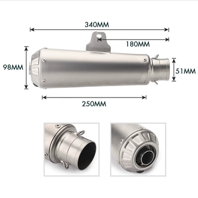 Motorcycle exhaust pipe – front exhaust pipe modification
