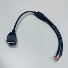 �F��RJ45ĸ�^�DOPEN*2 һ�϶��� RJ45ĸ�^һ�϶�3о��30CM