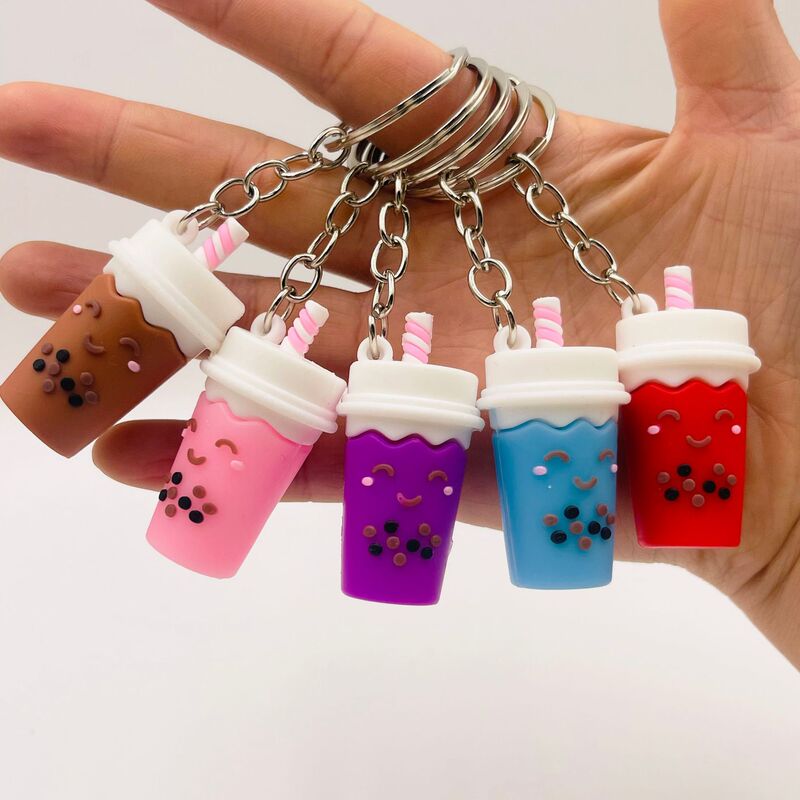 Creative Milk Tea Keychain Bag Pendant Simulation Beverage Pearl Milk Tea Car Key Chain Activity Gift Creative Milk Tea Keychain Bag Pendant Simulation Beverage Pearl Milk Tea Car Key Chain Activity Gift