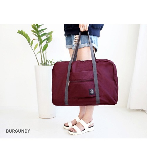 Storage travel bag, folding backpack, carry-on luggage organizer, pull-along outdoor travel bag, luggage storage bag