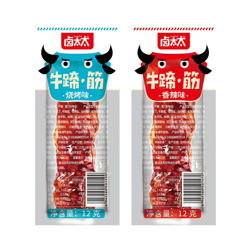 卤太太牛蹄筋香辣味网红休闲零食即食宵夜解馋小吃下酒菜独立包装