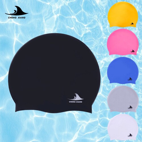 Silicone swimming caps for young and middle-aged adults, men's and women's swimming caps, factory wholesale men's and women's multi-color swimming caps
