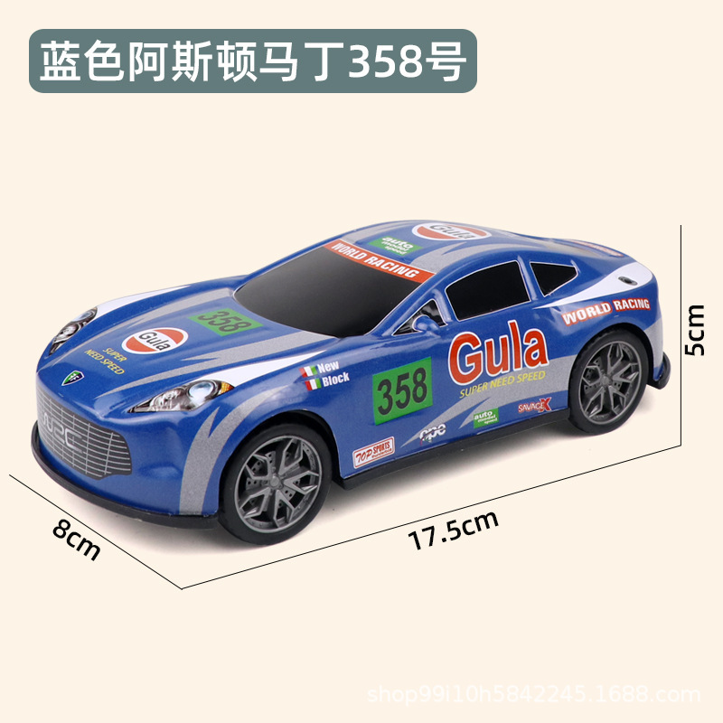 Aleación de gran tamaño inercia carro de acero coche de juguete para niños coche deportivo de carreras jardín de infantes accesorios de juguetes de comercio electrónico al por mayor