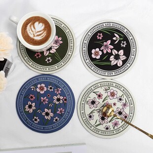 Heat Insulation Pad Anti-scalding Anti-slip Household High Temperature Waterproof Oil-proof Bowl Pot Pad Dish Pad Dining Table Heat Insulation Pad Absorbent Coaster