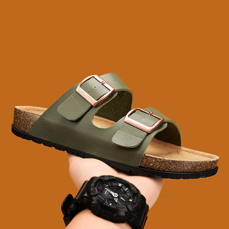 2026 Summer Birkenstock-Style Cork Slippers Mules Versatile Buckle Casual Beach Unisex Trendy Non-Slip Slippers 2026 Summer Birkenstock-Style Cork Slippers Mules Versatile Buckle Casual Beach Unisex Trendy Non-Slip Slippers