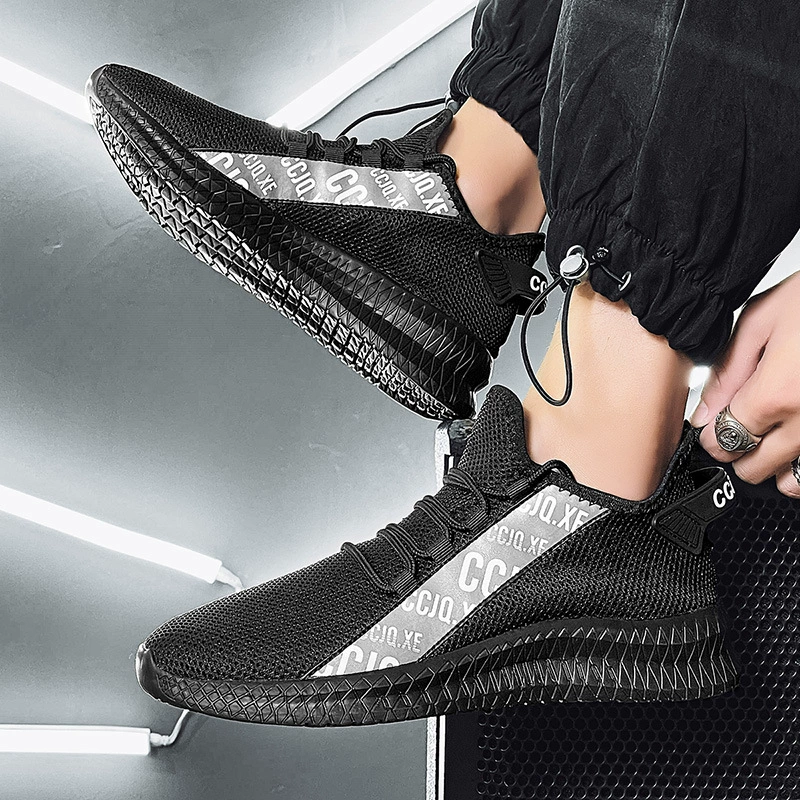 Тканевые туфли, мужские тканые сетчатые туфли большого размера, спортивная обувь через границу, модные кроссовки для бега, мужская обувь для внешней торговли AliExpress Amazon
