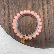 天然太阳石水晶聚金沙高品质手链小众高级感精致设计吊坠手串批发