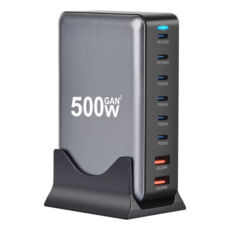 Новый 500W зарядное устройство с азотом 6C2A многопомощное зарядное устройство для столешницы 8 портов кросс-бордер взрывная зарядка рабочего стола