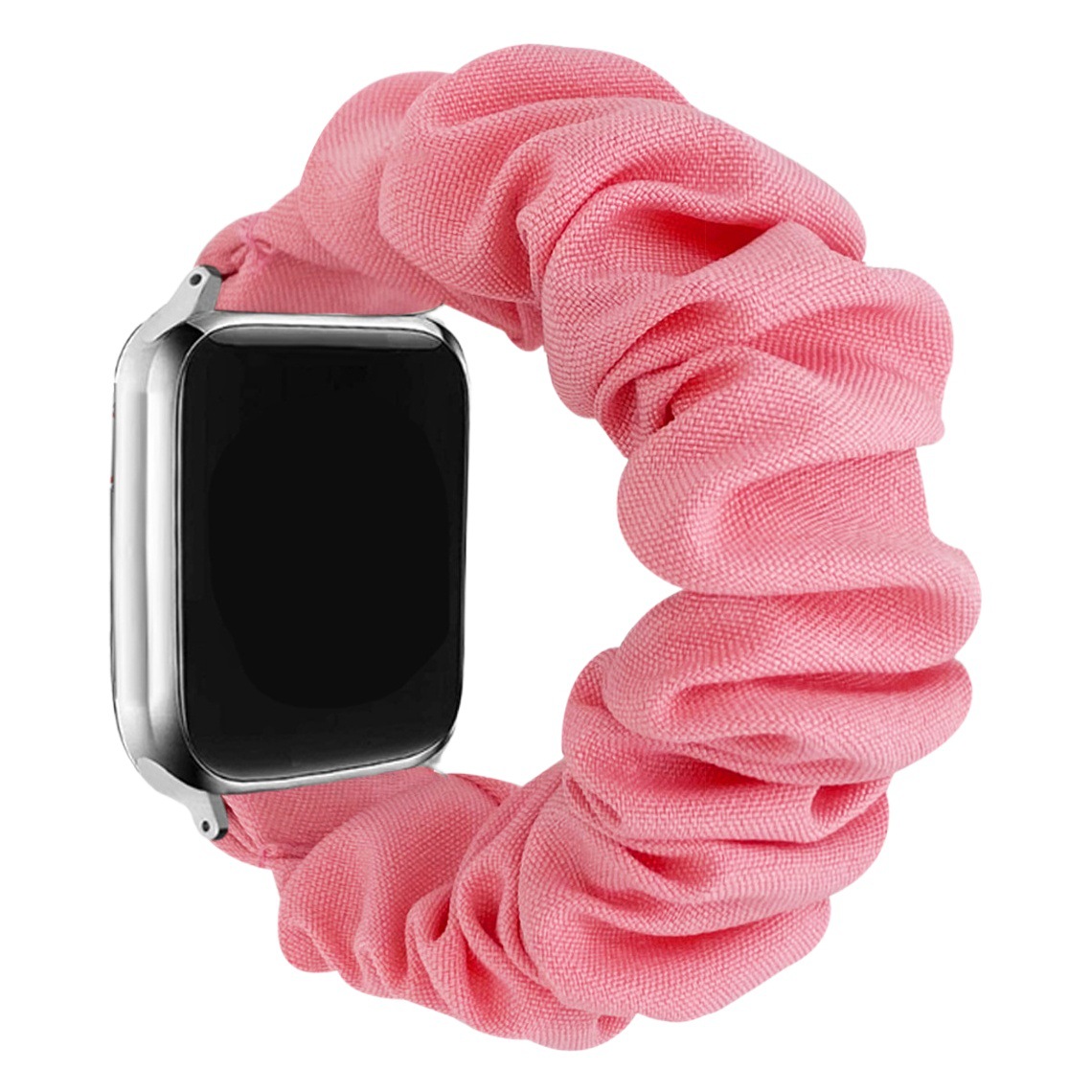 Nueva correa de Apple para Amazon, correa de muñeca iWatch, correa de reloj de algodón de imitación, correa para el cabello grueso