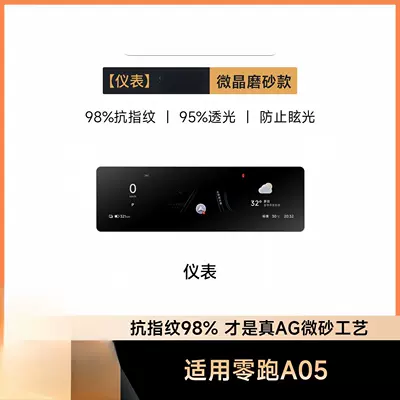 screen tempered film, center console navigation: DVD Navigation - leapmotor-a05-dashboard-anti-fingerprint-matte-flexible-tempered-glass-screen-protector