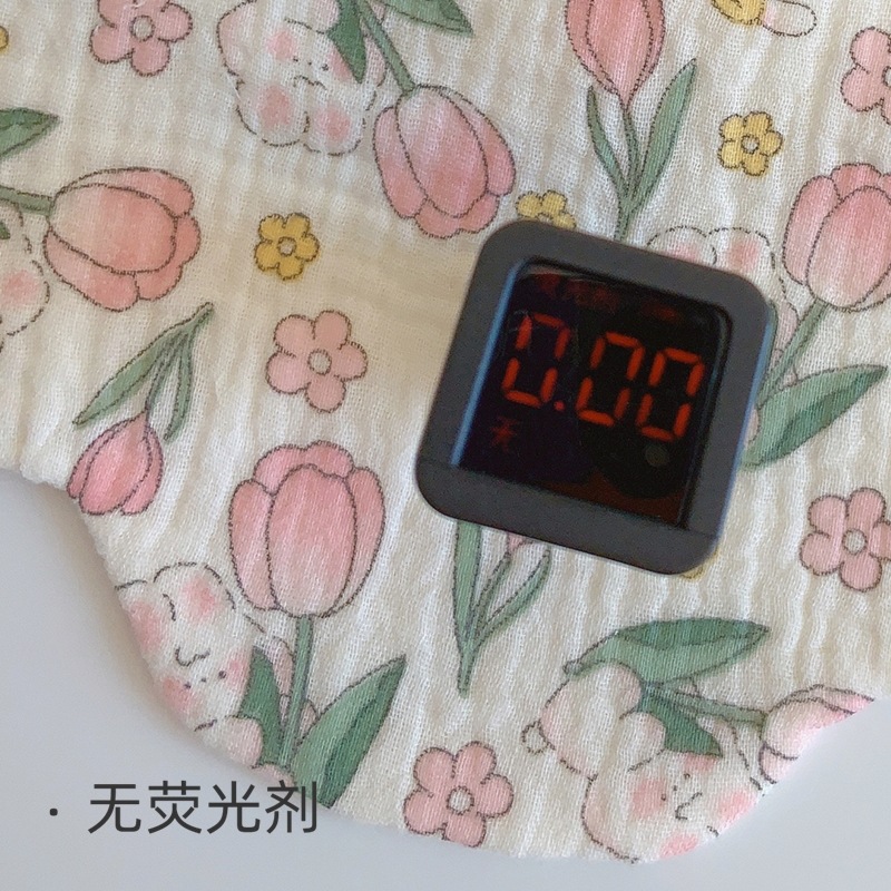 Babero de bebé de gasa de algodón babero del bebé impermeable escupir leche recién nacido babero ins primavera y verano