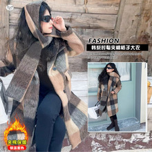 女童呢大衣夹棉加厚2025秋冬新款长款韩系风衣外套中大童冬装时尚